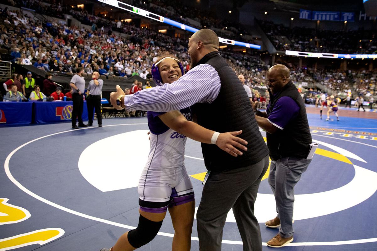 Nerves, pins and progress on first day of girls wrestling at state  championships