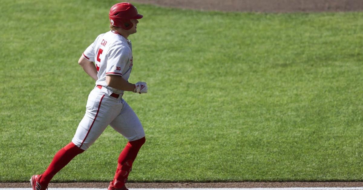 Josh Caron Nebraska catcher Josh Caron 'all for' MLB draft shot