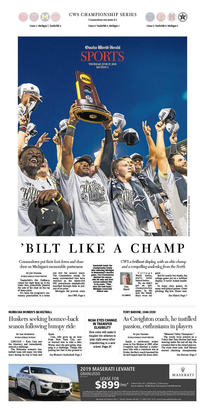 Chicago White Sox general manager Kenny Williams hoists the World Series  trophy as the team celebrates their 1-0 over the Houston Astros in game 4  of the World Series, October 26, 2005