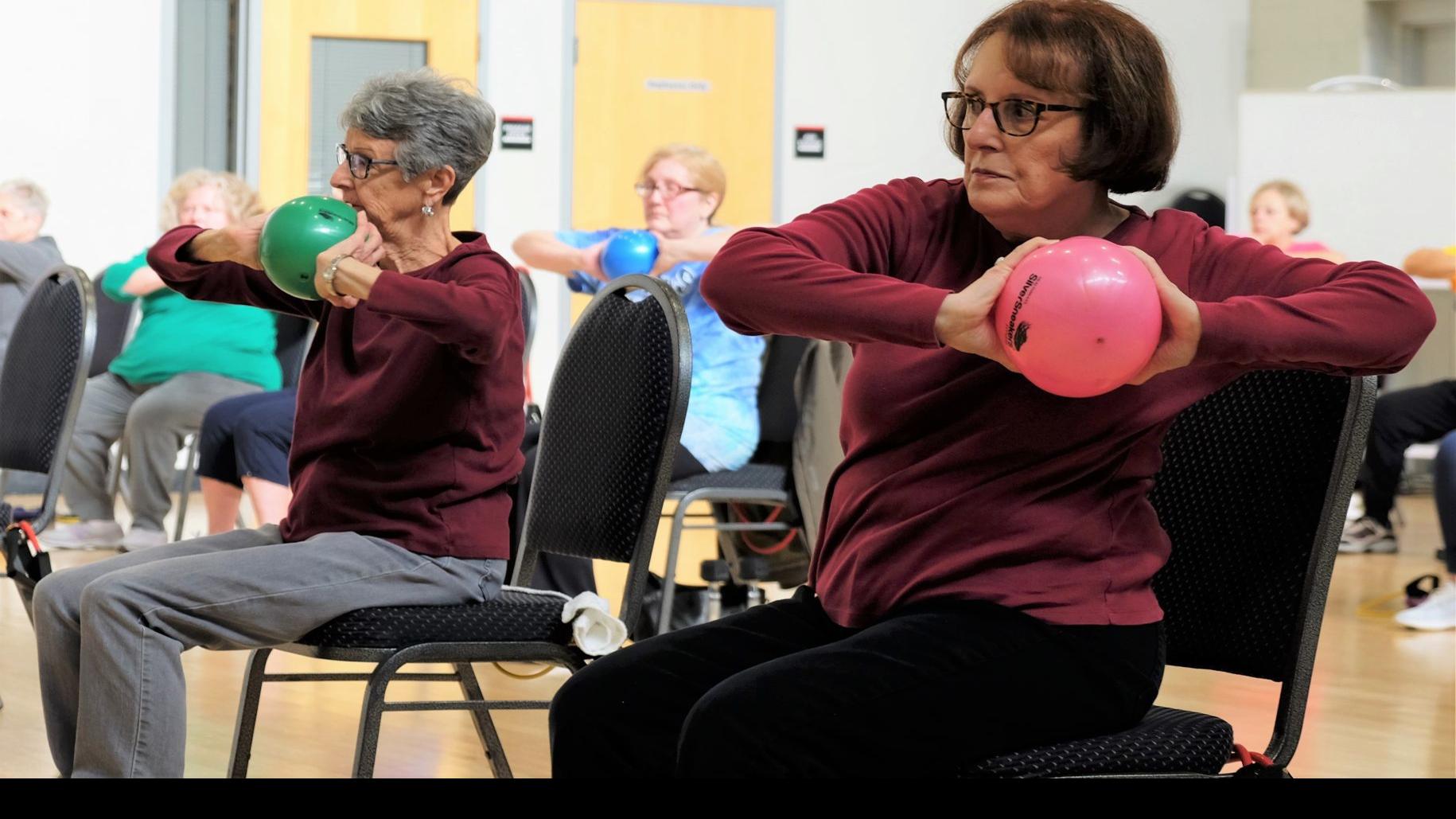 Seniors Move Strengthen And Connect In Silversneakers Fitness Program Sponsored By Blue Cross Blue Shield Of Nebraska Omaha Com