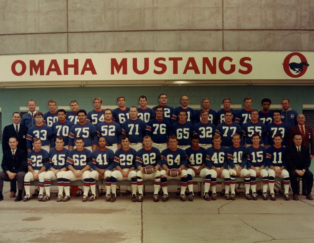 Mustangs recall memorable ride: Omaha semipro football team found