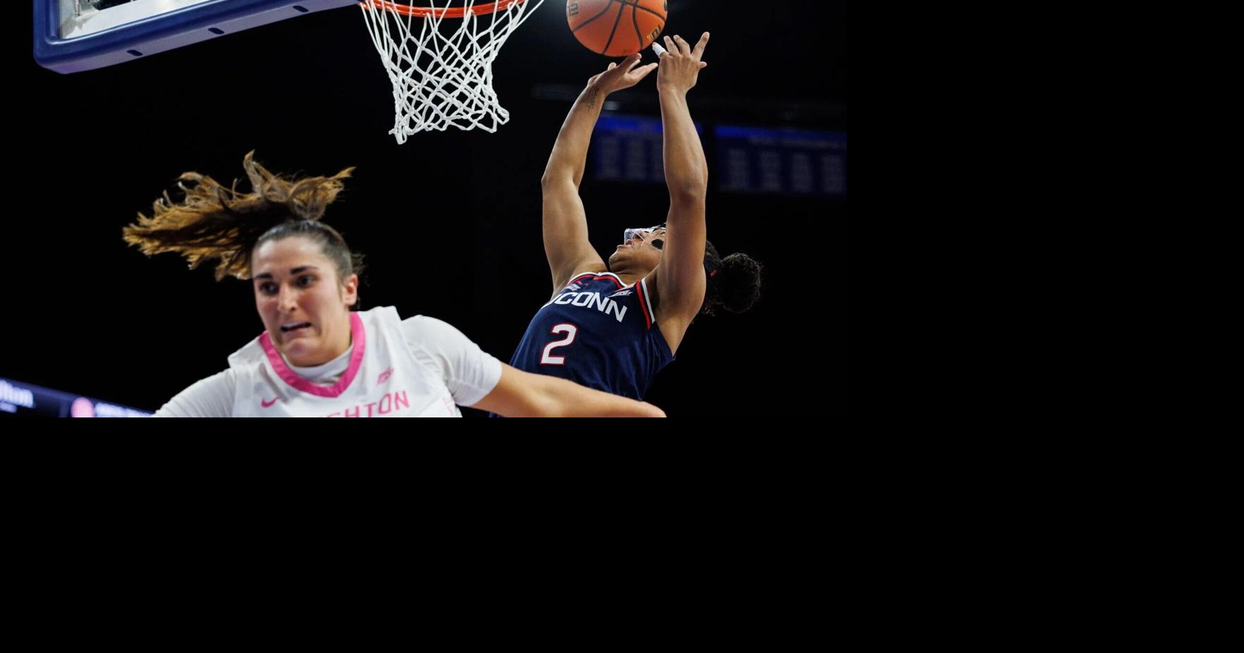 After tight first quarter, No. 1 UConn blows by Creighton women's basketball