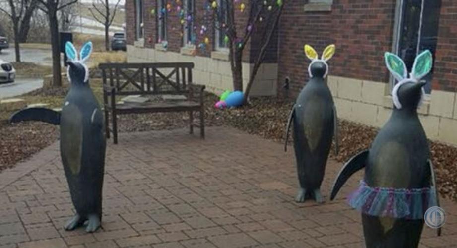 Penguin Scrap Metal Yard Art or Garden Art 