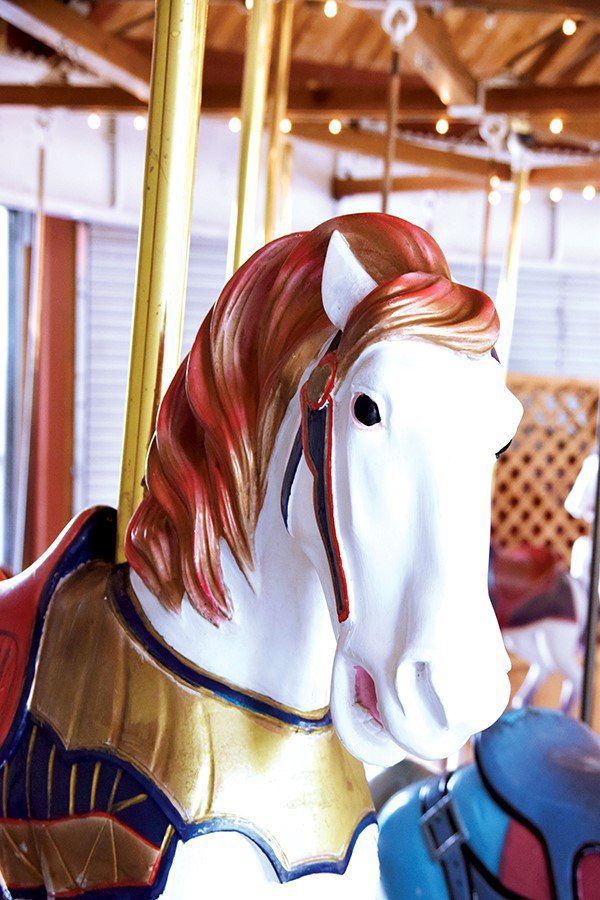 Ride a 106-year-old carousel