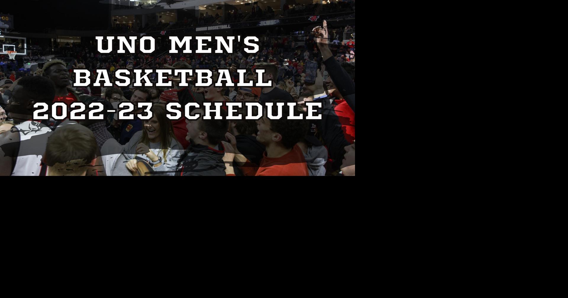 2022-23 Men's Basketball Schedule