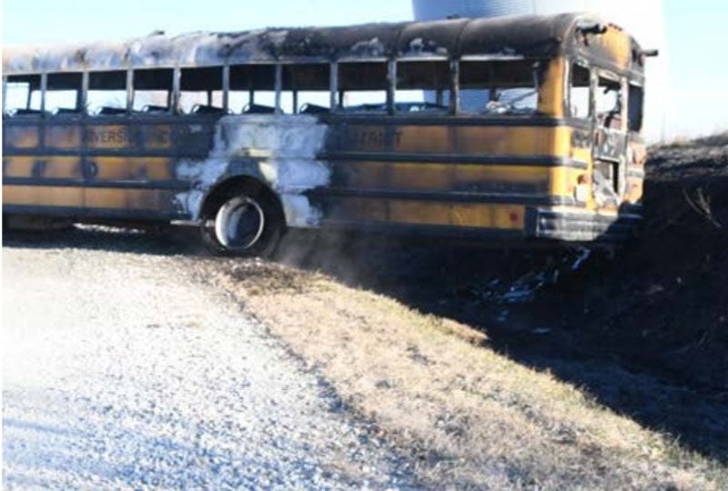 Fatal School Bus Fire Started In Engine Compartment After Bus Got Stuck ...