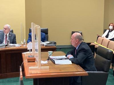 Frakes testifies at hearing