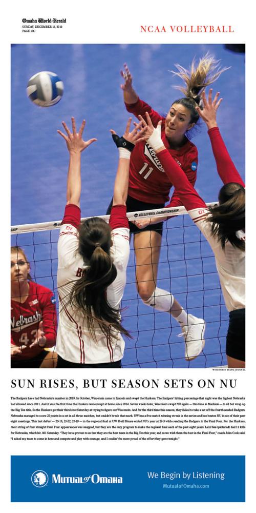 NCAA Volleyball: Sun rises, but season sets on NU