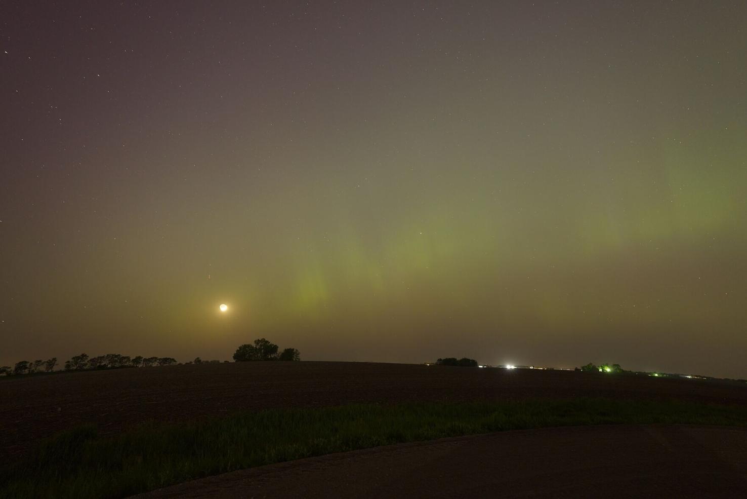 Photos Northern Lights in Nebraska on May 10