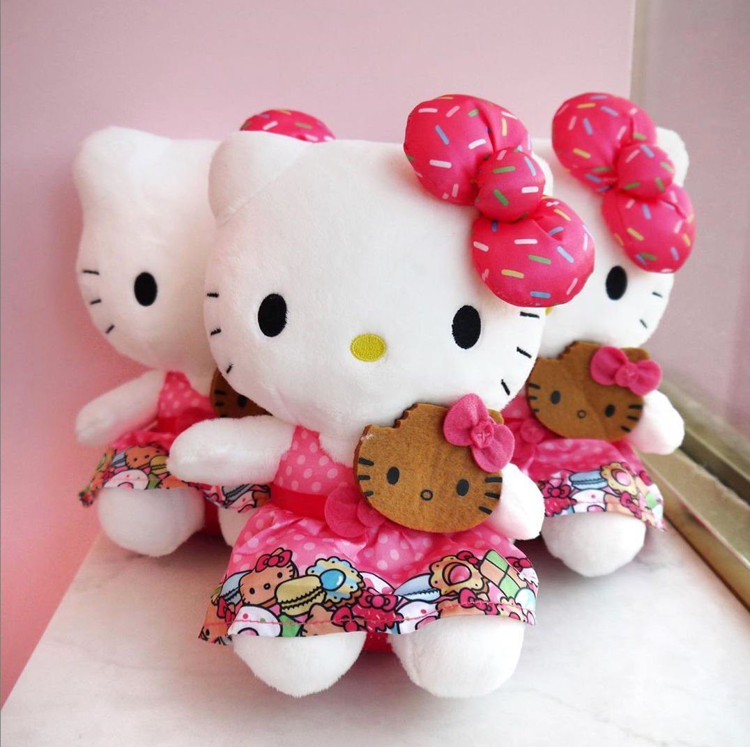 hello kitty pizza plush