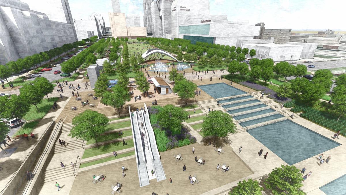 Omaha says goodbye to old Gene Leahy Mall as construction set to begin