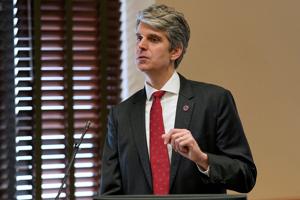 Tennessee Assistant Attorney General John W. Ayers presents arguments, as attorneys for Christa Pike request the Tennessee