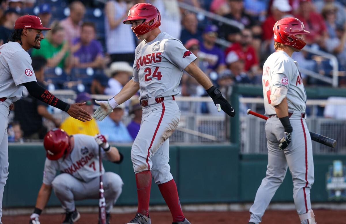 A look at Auburn vs. Arkansas baseball in CWS on June 21, 2022