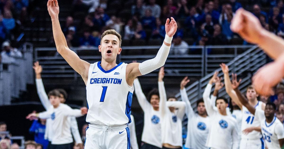 Creighton remains at No. 8 in AP college men's basketball Top 25 Creighton remains at No. 8 in AP college men's basketball Top 25