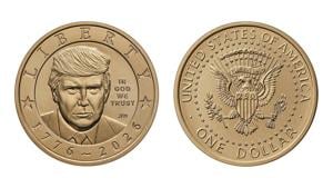 Treasury: US to produce $1 coin with Trump's image