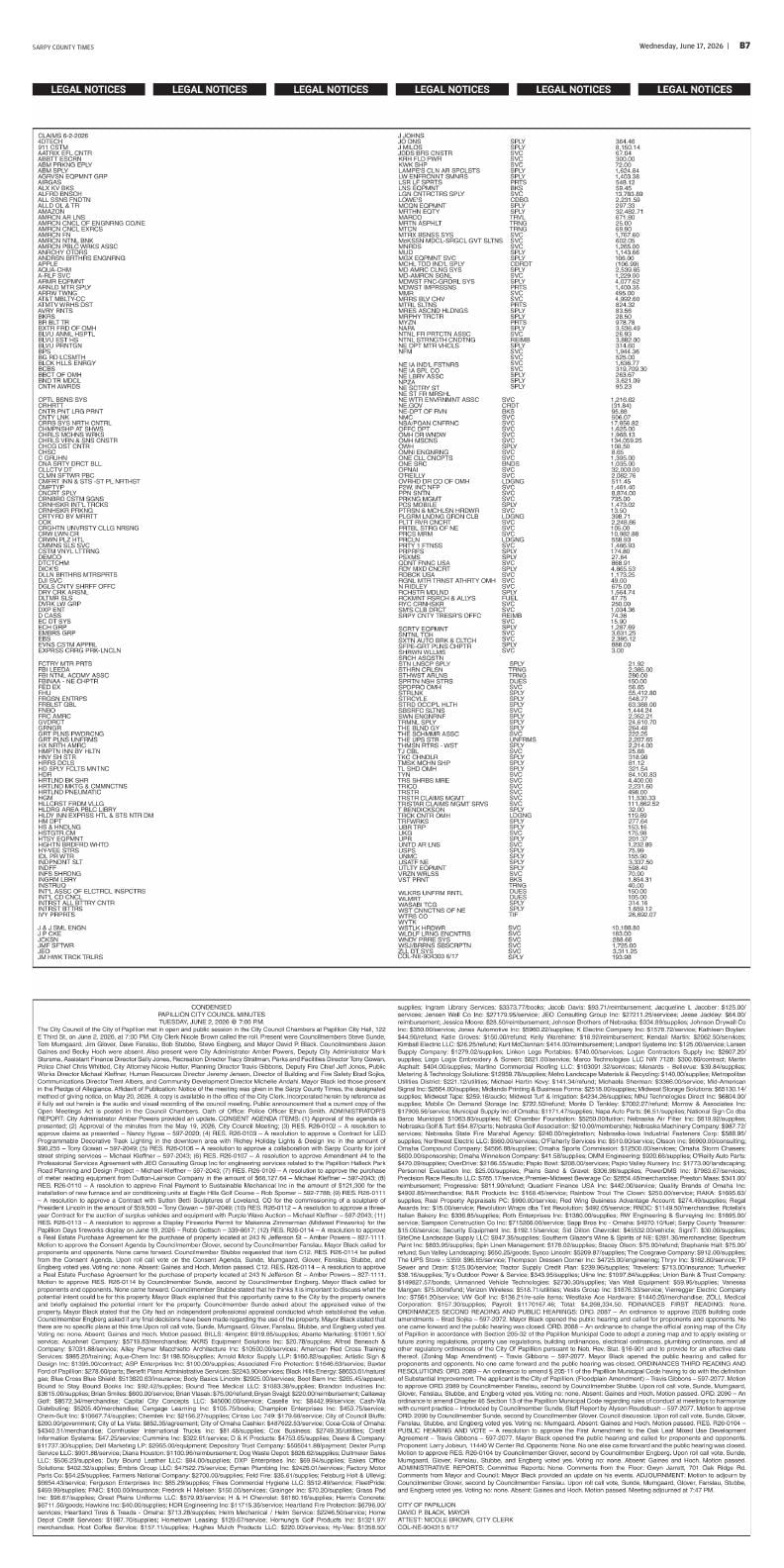 Page B7