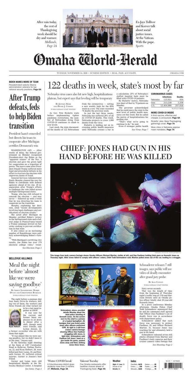 Omaha World-Herald Sunrise Edition