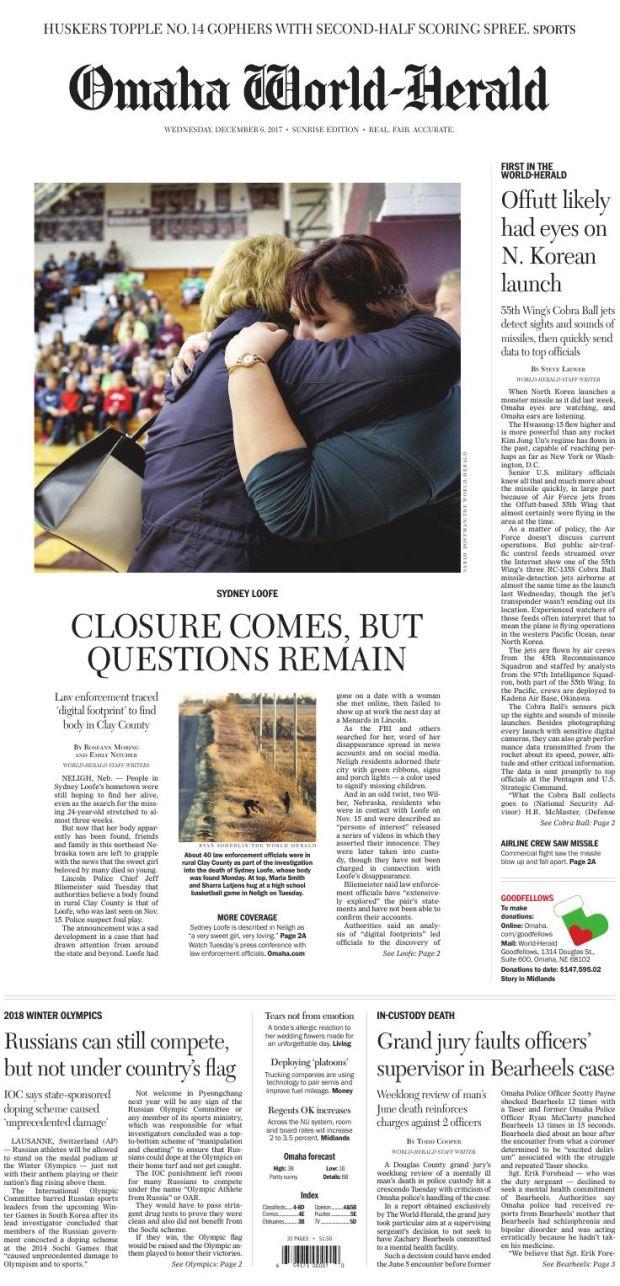 Omaha World-Herald Sunrise Edition