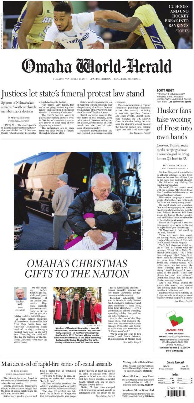 Omaha World-Herald Sunrise Edition