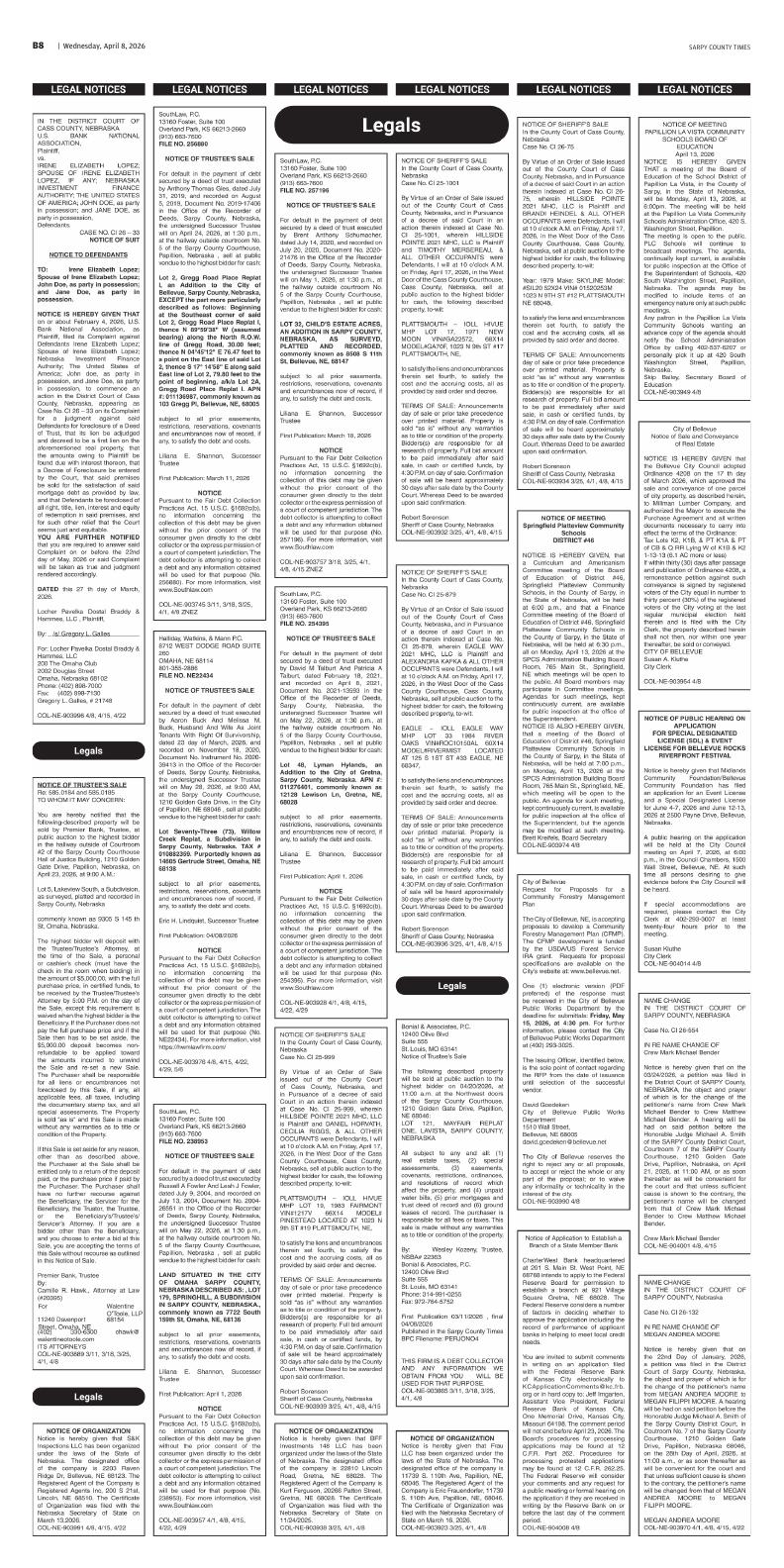 Page B8