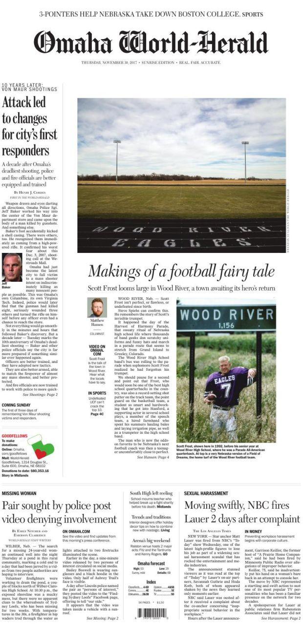 Omaha World-Herald Sunrise Edition