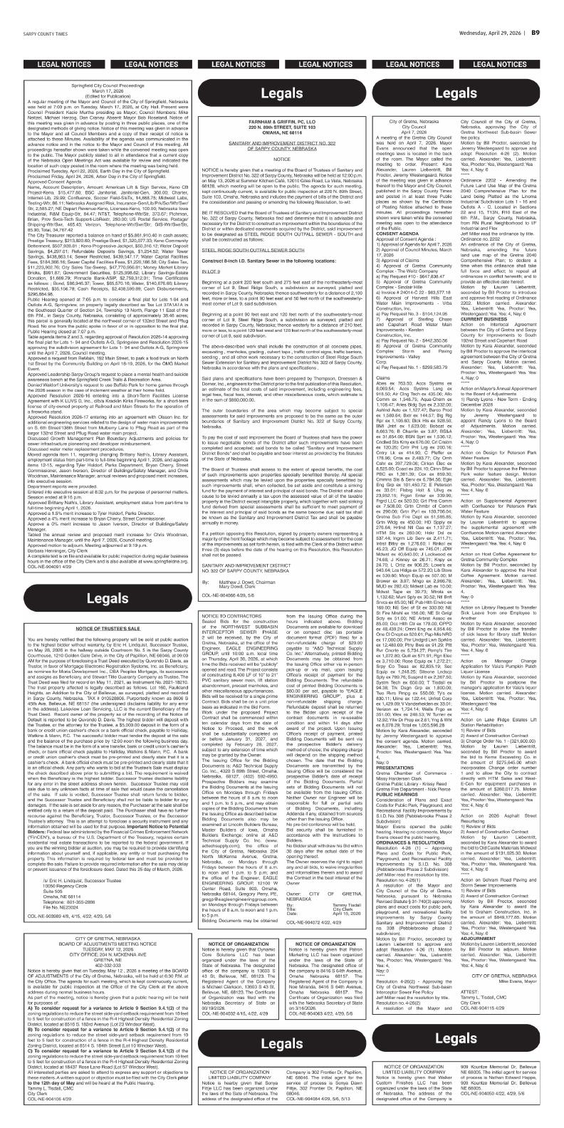 Page B9