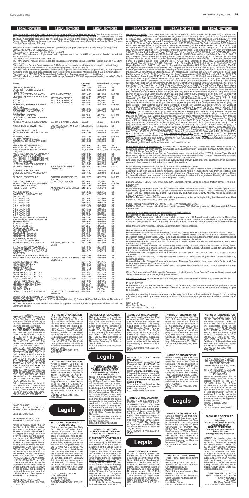 Page B7