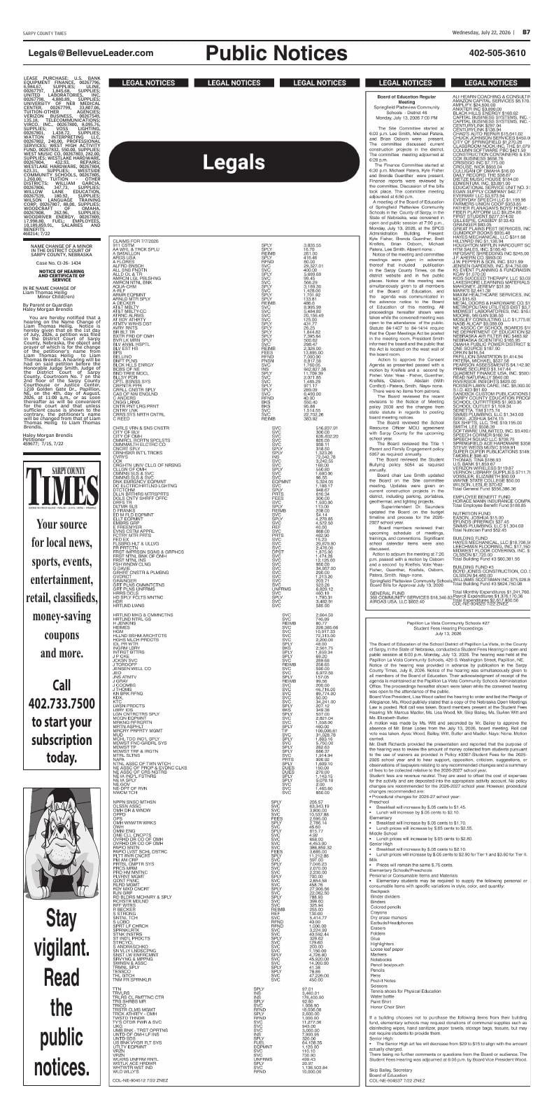 Page B7