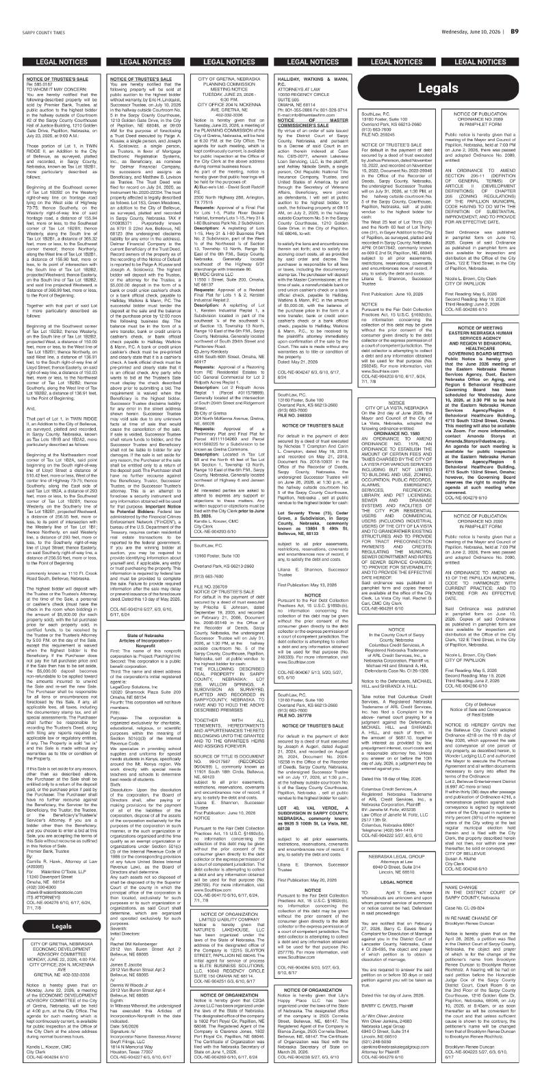 Page B9