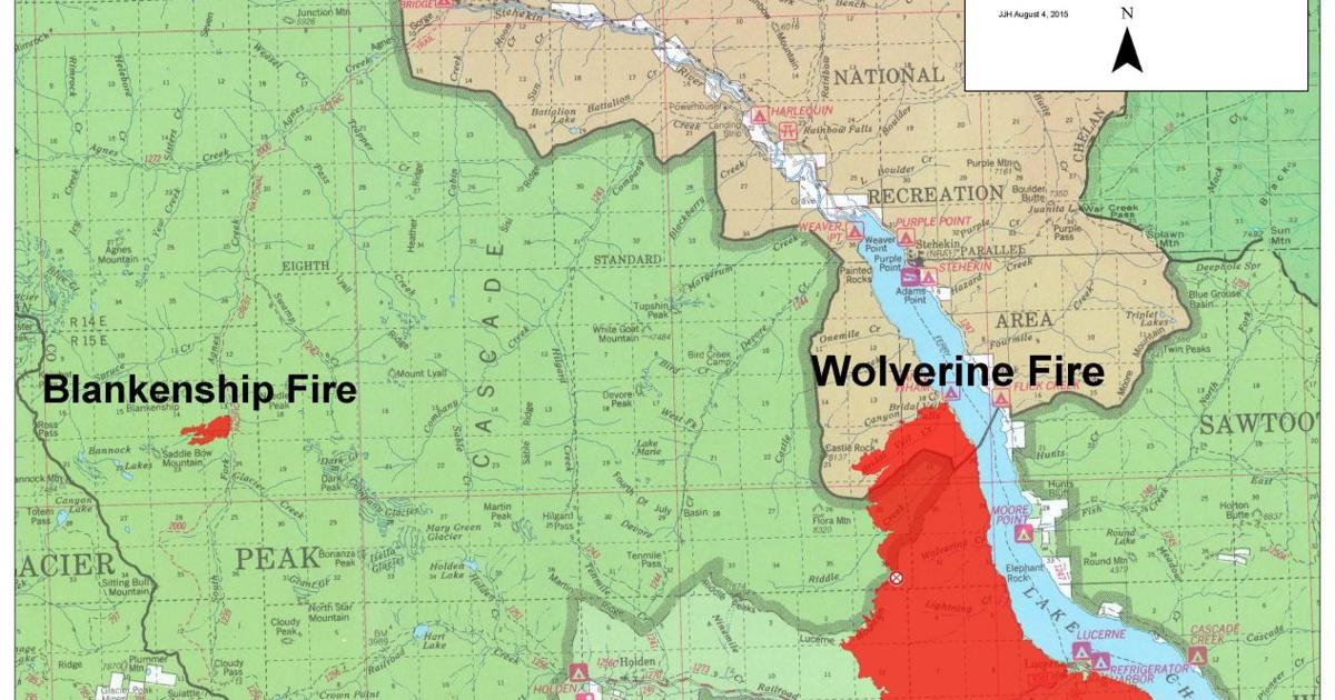 Wolverinet Fire Wolverine Fire burns with zero containment | Fire Central ...