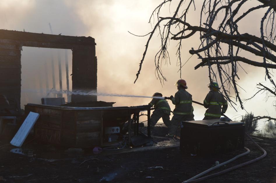 Fire destroys home near Omak Archive