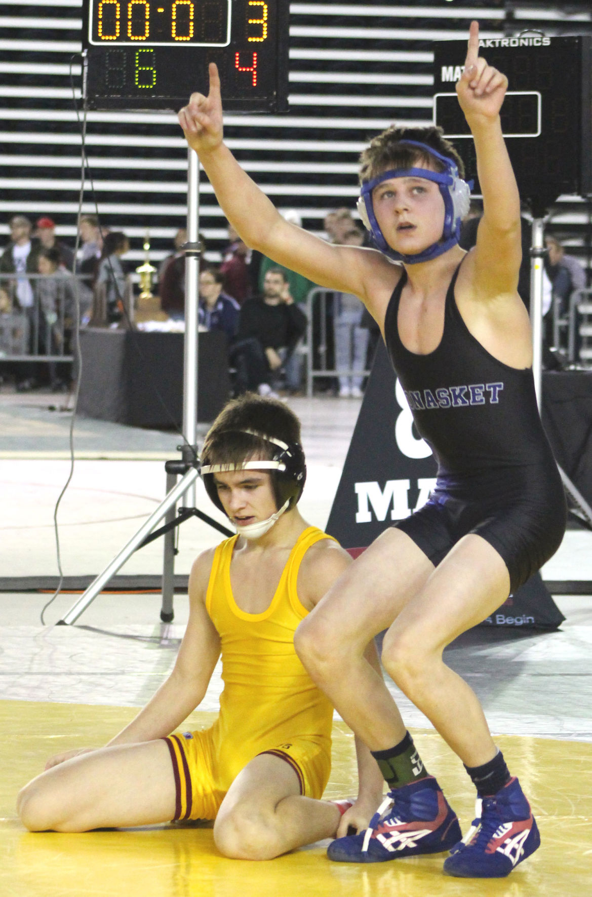 State Wrestling: Tonasket Matmen Three-peat; Lake Roosevelt Claims ...