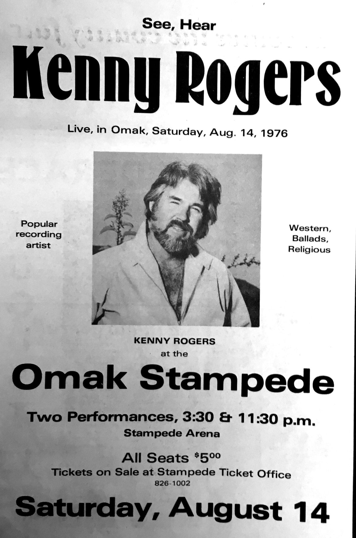 CENTER STAGE: Remembering Kenny Rogers | Lifestyle | omakchronicle.com