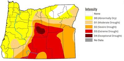 Oregon Drought Monitor for Nov. 23