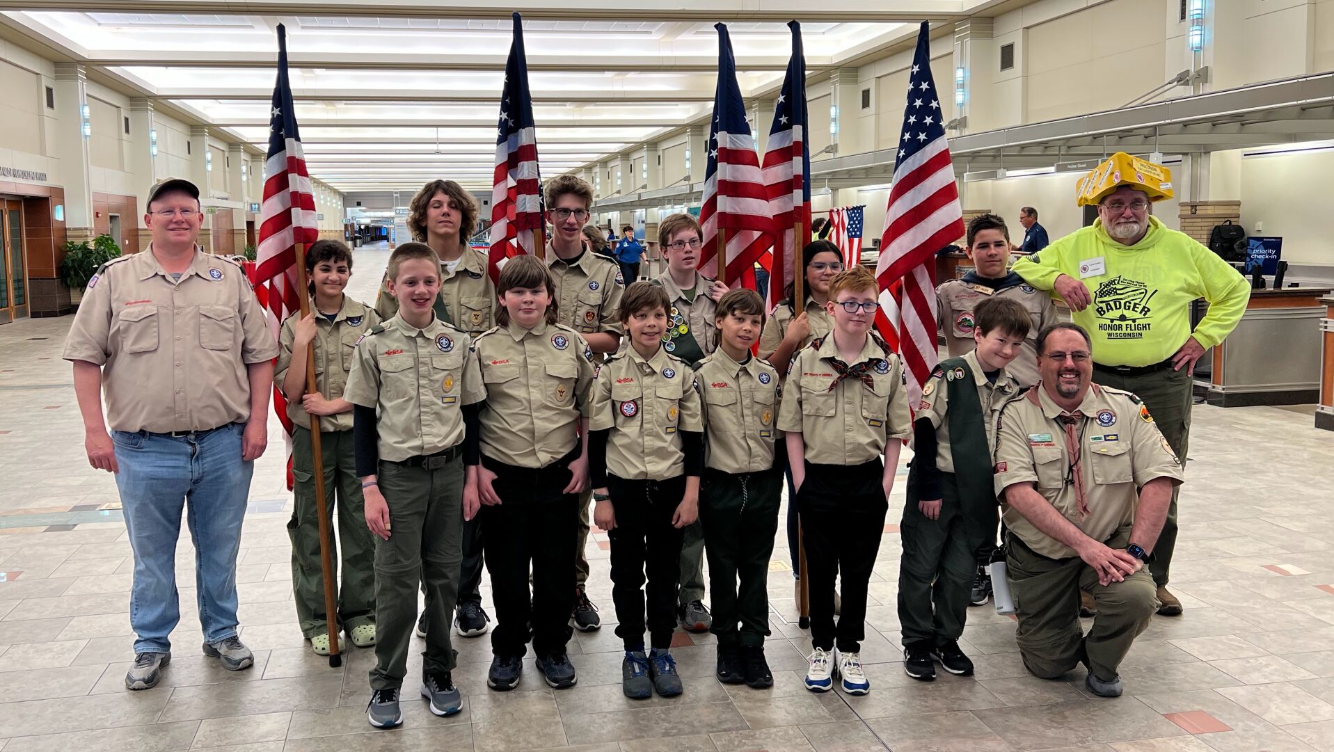 Oregon Scouts Assist With Badger Honor Flight | Community ...