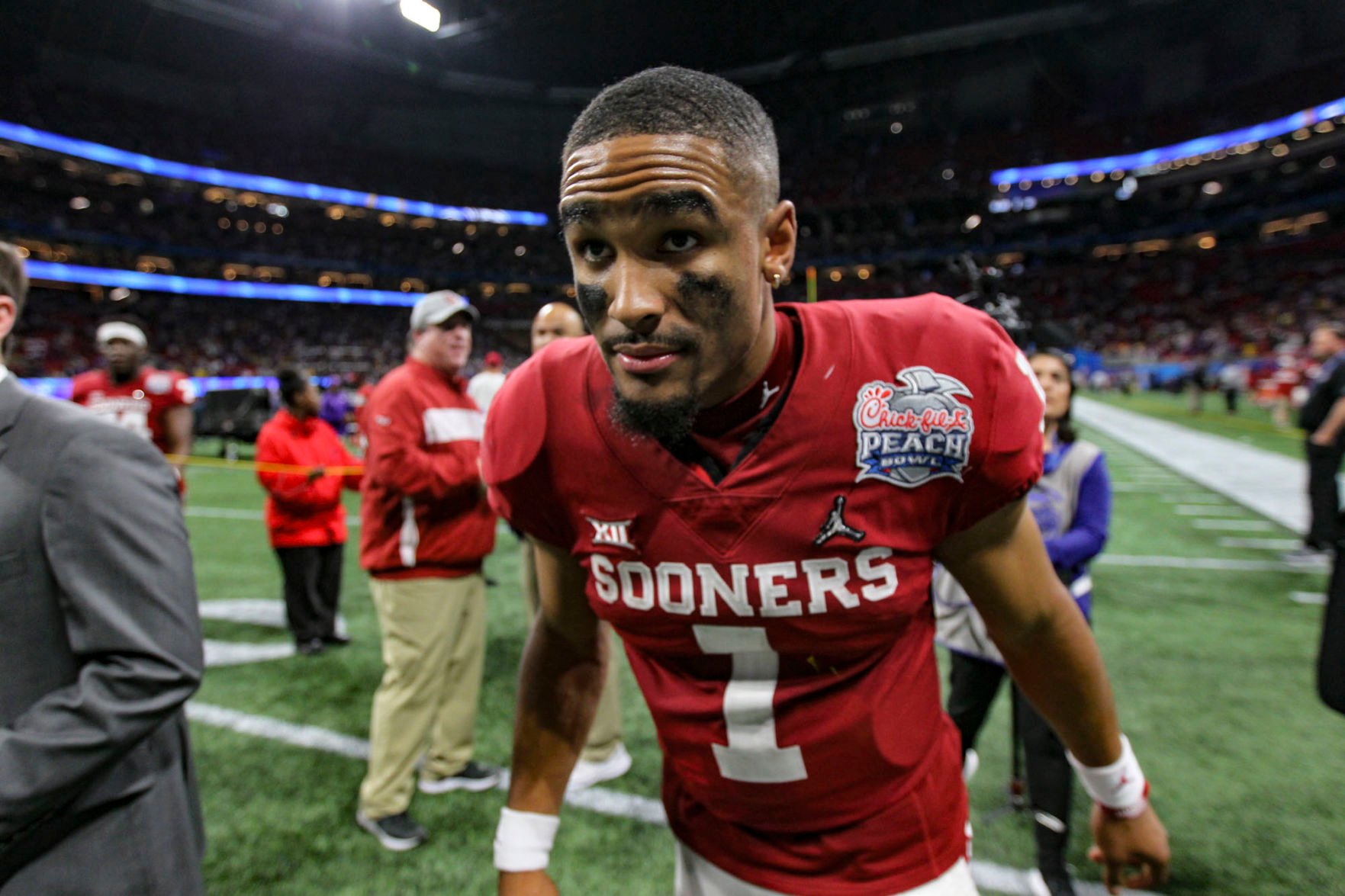 OU Football: What Jalen Hurts Said After Oklahoma's 63-28 Peach Bowl ...