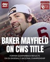 Baker Mayfield on OU baseball’s national championship