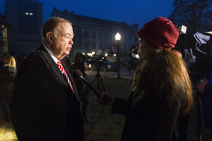 David Boren SAE press conference