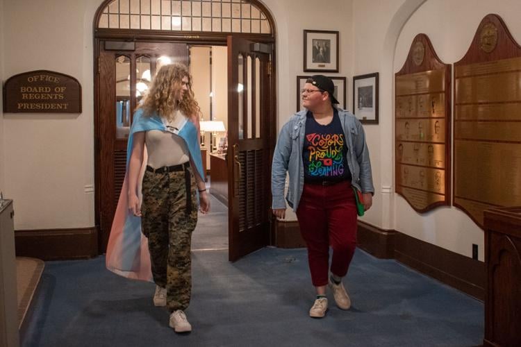 Strike-out queer-phobia walk out