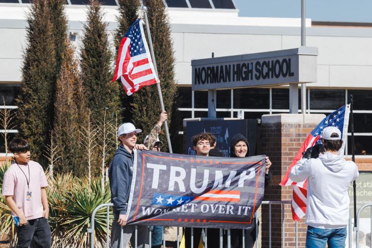 Norman High 'Pro-America' rally