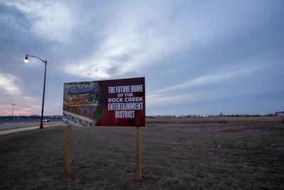 Sign for Rock Creek Entertainment District