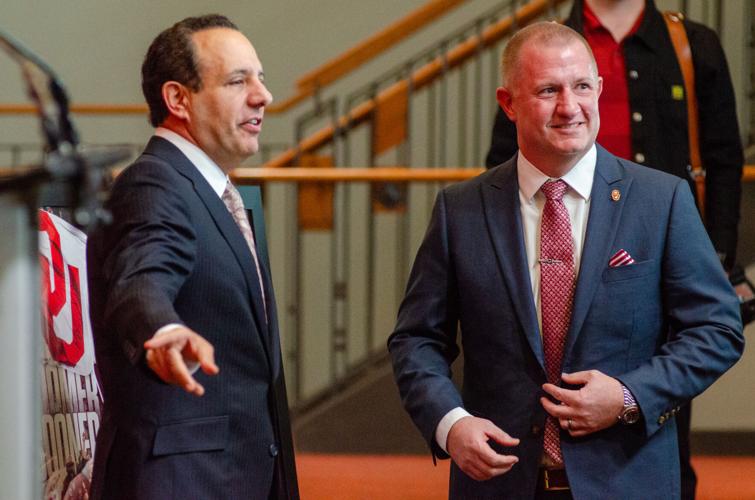 Event announcing new OU Athletic Director Roger Denny