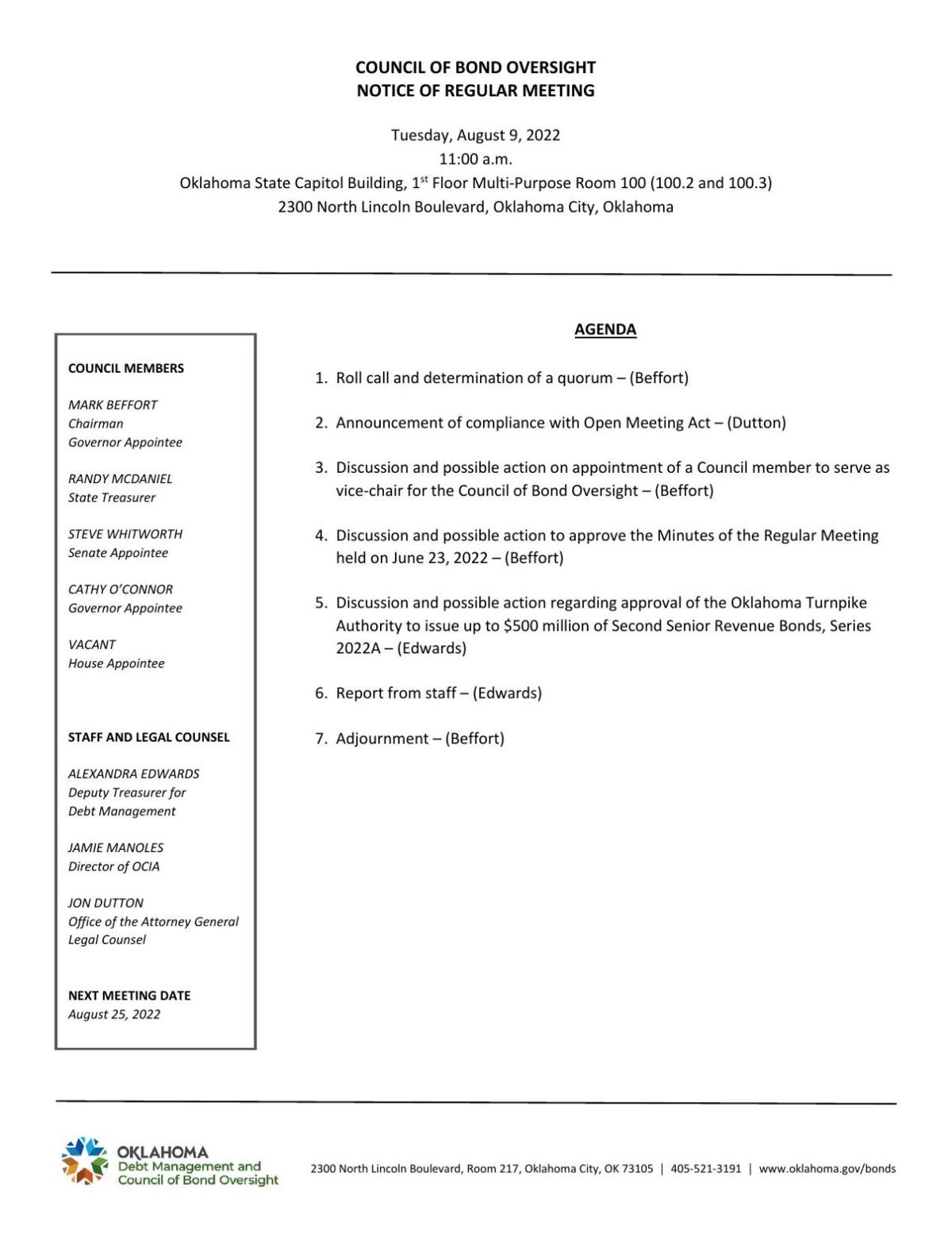 cobo 8-9-2022 meeting agenda