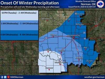 National Weather Service Predicts Heavy Snow For Ou Campus Word