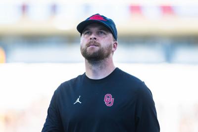 Offensive coordinator Ben Arbuckle before Mississippi State game
