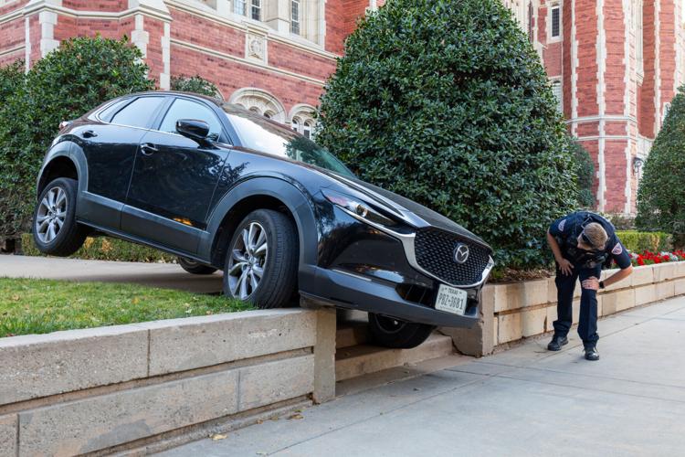 Hanging Mazda SUV