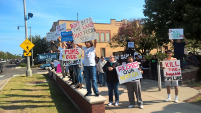 Protest against the Dakota Access Pipeline