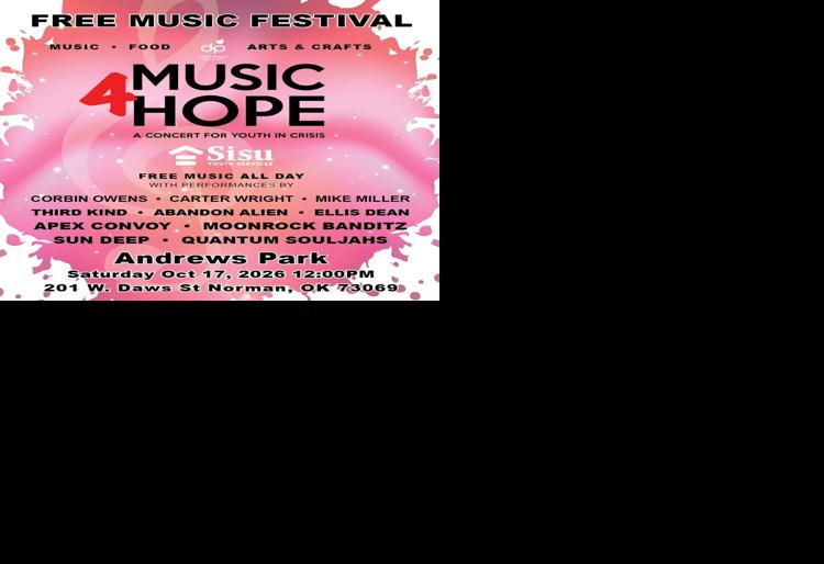Music4Hope flyer