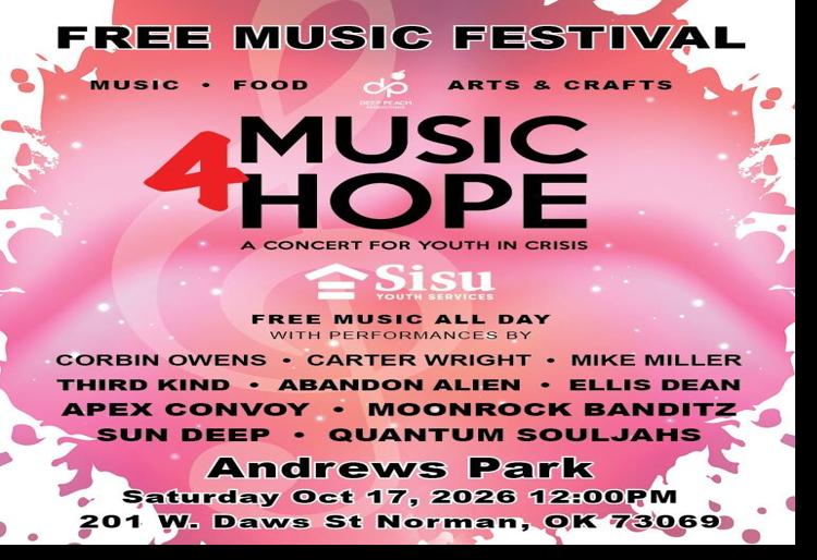 Music4Hope flyer