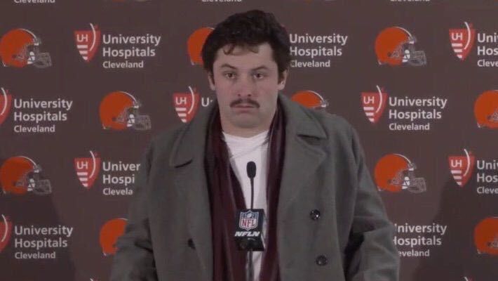 Browns' Baker Mayfield on shaved mustache: I didn't deserve the handlebars